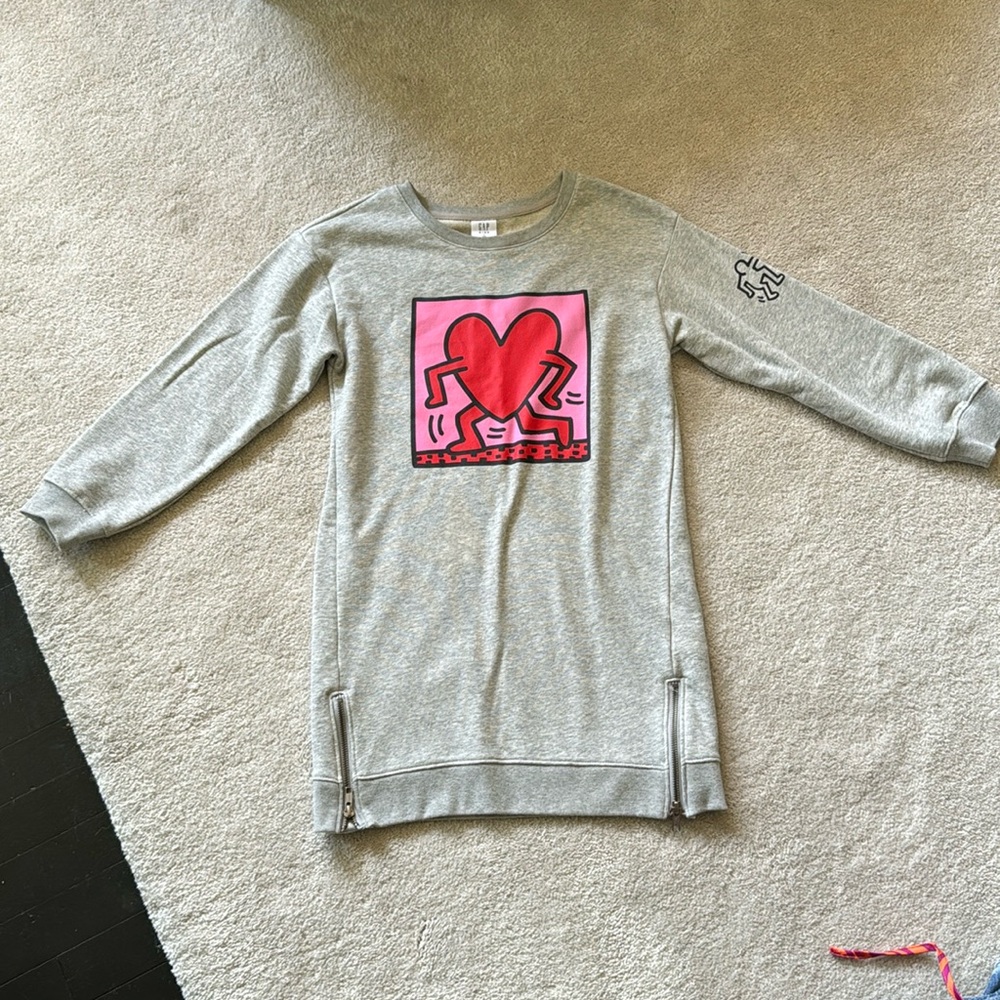 Girls sweatshirt dress